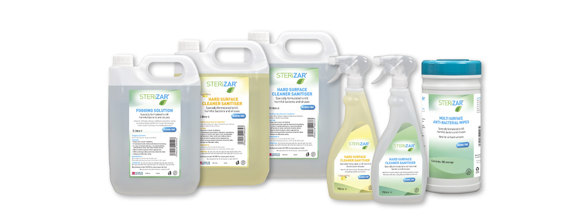 sterizar hard surface cleaners
