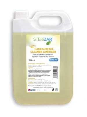 sterizar hard surface cleaner 5 ltr lemon
